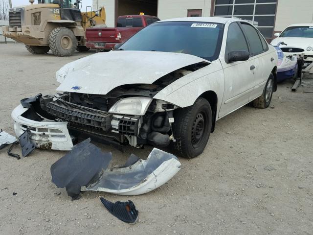 1G1JC5249Y7326982 - 2000 CHEVROLET CAVALIER WHITE photo 2