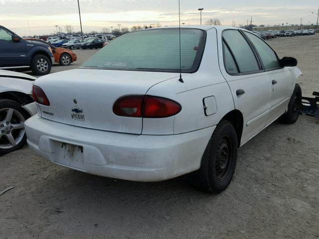 1G1JC5249Y7326982 - 2000 CHEVROLET CAVALIER WHITE photo 4