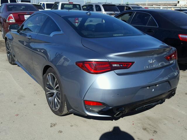 JN1EV7EK1HM363831 - 2017 INFINITI Q60 PREMIU BLUE photo 3