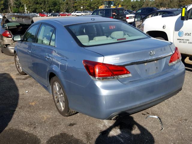 4T1BK3DB3BU419239 - 2011 TOYOTA AVALON BAS Zielony zdjęcie 3