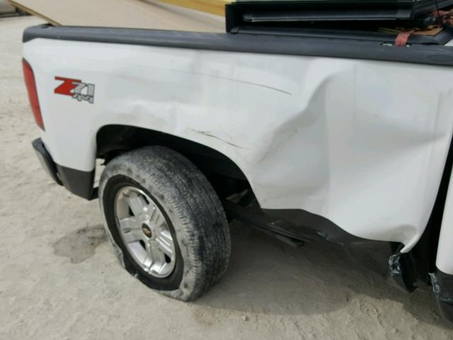 1GCEK29019Z285928 - 2009 CHEVROLET SILVERADO WHITE photo 9