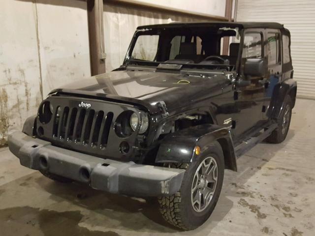 1J4GB59107L191391 - 2007 JEEP WRANGLER S BLACK photo 2