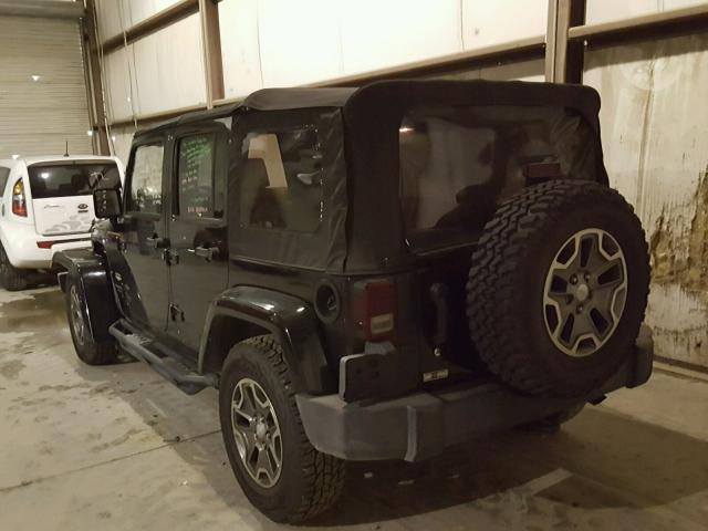 1J4GB59107L191391 - 2007 JEEP WRANGLER S BLACK photo 3