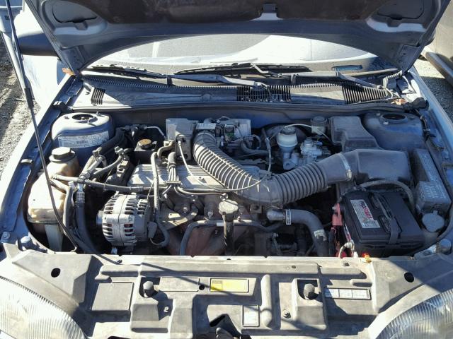 1G1JC1243VM113595 - 1997 CHEVROLET CAVALIER B BLUE photo 7