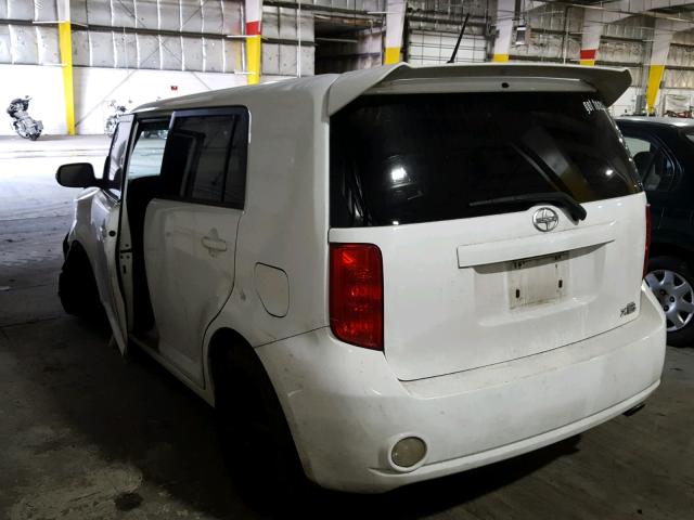 JTLKE50E481020068 - 2008 SCION XB WHITE photo 3