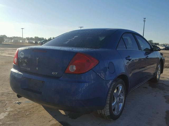 1G2ZH558064289902 - 2006 PONTIAC G6 GT BLUE photo 4