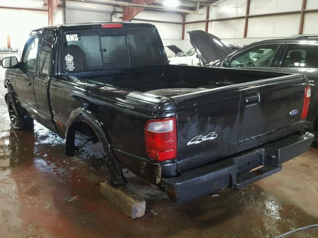 1FTZR45E73TA40183 - 2003 FORD RANGER SUP BLACK photo 3