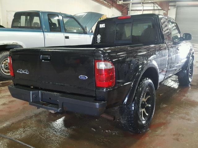 1FTZR45E73TA40183 - 2003 FORD RANGER SUP BLACK photo 4