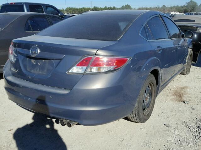 1YVHZ8BH9A5M38962 - 2010 MAZDA 6 I GRAY photo 4