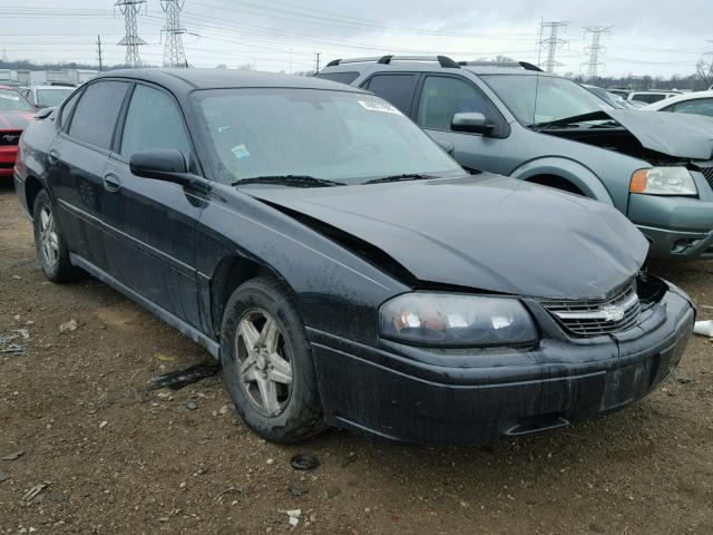 2G1WF52E959272454 - 2005 CHEVROLET IMPALA BLACK photo 1