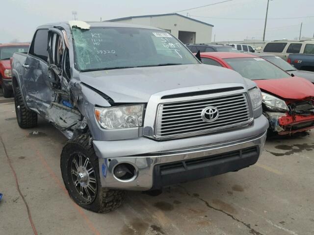 5TFHY5F10BX179112 - 2011 TOYOTA TUNDRA CRE SILVER photo 1