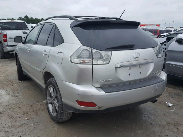 JTJHW31U060015169 - 2006 LEXUS RX 400 SILVER photo 3