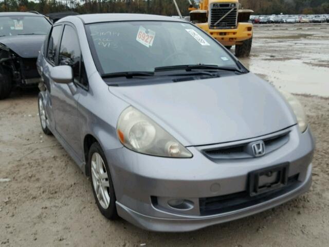 JHMGD386X8S038217 - 2008 HONDA FIT SPORT SILVER photo 1