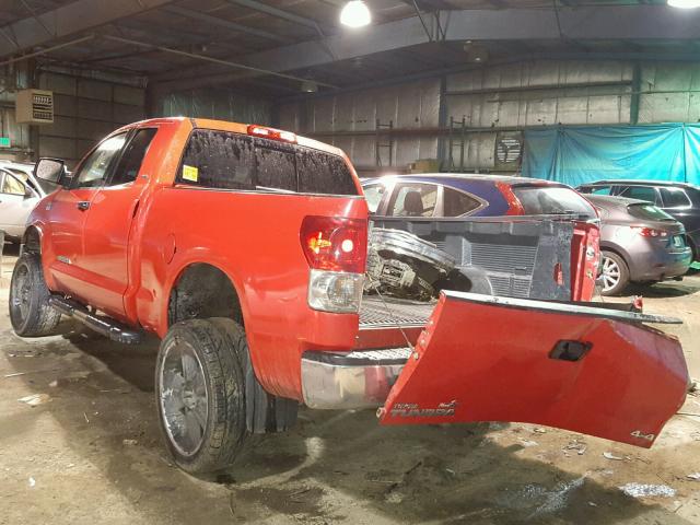 5TBBT54127S452600 - 2007 TOYOTA TUNDRA DOU RED photo 3