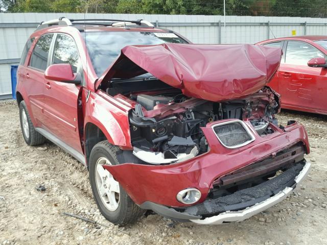 2CKDL63F766053346 - 2006 PONTIAC TORRENT RED photo 1