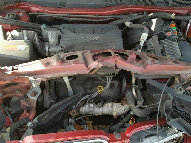 2CKDL63F766053346 - 2006 PONTIAC TORRENT RED photo 7