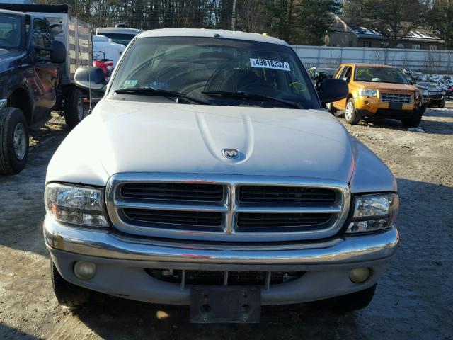 1B7HG48Z82S551793 - 2002 DODGE DAKOTA QUA SILVER photo 9