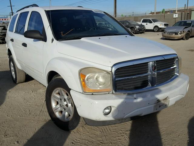 1D4HB48N55F501865 - 2005 DODGE DURANGO SL WHITE photo 1