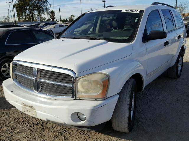 1D4HB48N55F501865 - 2005 DODGE DURANGO SL WHITE photo 2