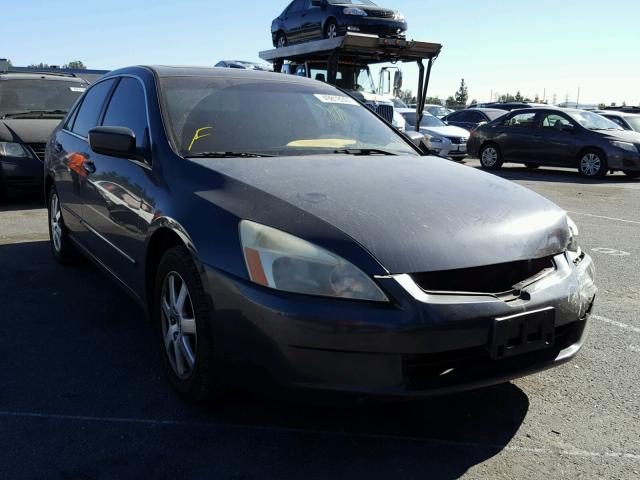 1HGCM66835A027052 - 2005 HONDA ACCORD EX BLUE photo 1