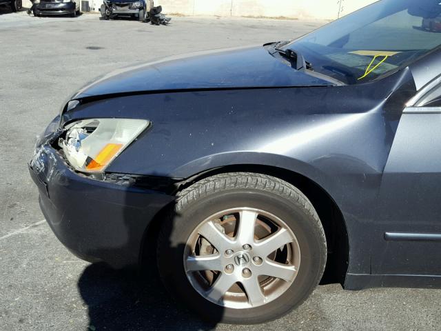 1HGCM66835A027052 - 2005 HONDA ACCORD EX BLUE photo 9