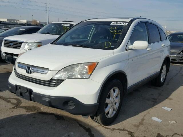 JHLRE48757C094714 - 2007 HONDA CR-V EXL WHITE photo 2