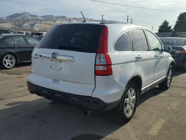 JHLRE48757C094714 - 2007 HONDA CR-V EXL WHITE photo 4