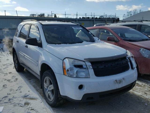 2CNDL23F786302548 - 2008 CHEVROLET EQUINOX LS WHITE photo 1