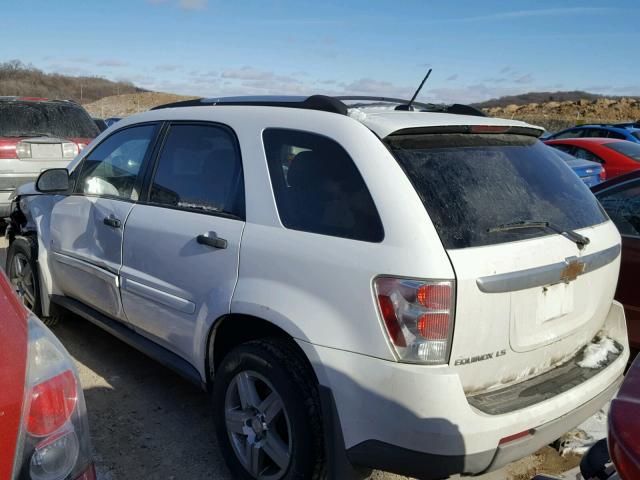 2CNDL23F786302548 - 2008 CHEVROLET EQUINOX LS WHITE photo 3