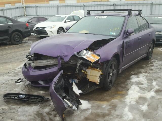 4S3BL616076206450 - 2007 SUBARU LEGACY 2.5 PURPLE photo 2