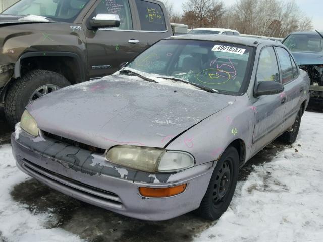 1Y1SK5261VZ408863 - 1997 GEO PRIZM BASE SILVER photo 2