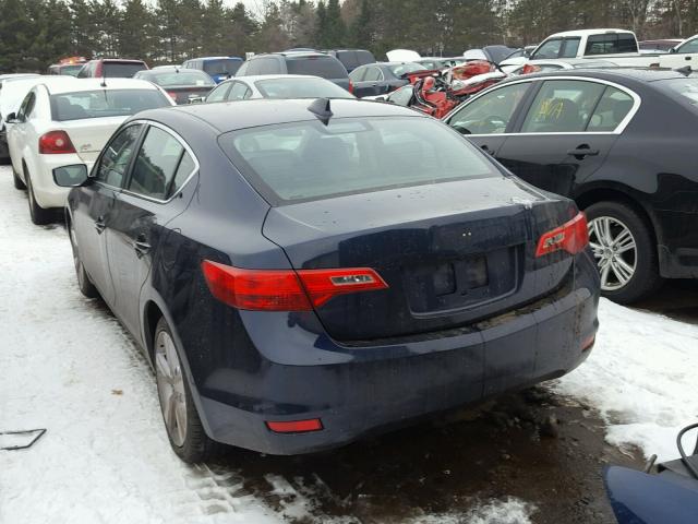 19VDE1F5XDE008382 - 2013 ACURA ILX 20 PRE BLUE photo 3