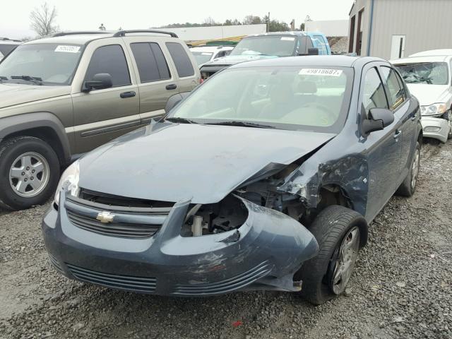 1G1AK55F467779419 - 2006 CHEVROLET COBALT LS BLUE photo 2