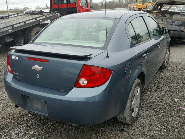 1G1AK55F467779419 - 2006 CHEVROLET COBALT LS BLUE photo 4