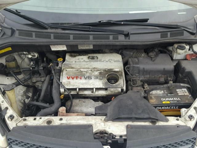 5TDZA22C14S166151 - 2004 TOYOTA SIENNA XLE WHITE photo 7