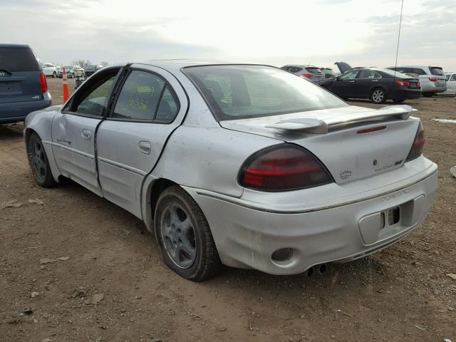 1G2NV52EX2M585022 - 2002 PONTIAC GRAND AM G SILVER photo 3