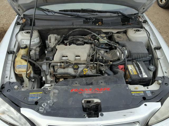 1G2NV52EX2M585022 - 2002 PONTIAC GRAND AM G SILVER photo 7