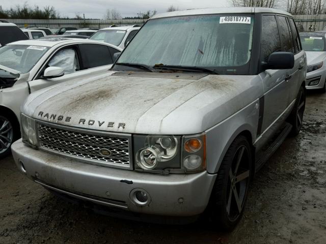 SALME11443A120515 - 2003 LAND ROVER RANGE ROVE SILVER photo 2