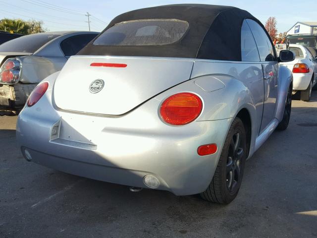 3VWCM31Y64M315893 - 2004 VOLKSWAGEN NEW BEETLE Gümüş foto 4