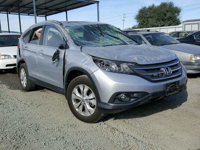 2HKRM3H70EH554163 - 2014 HONDA CR-V EXL SILVER photo 1