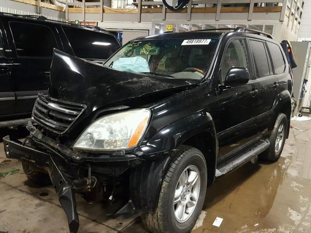 JTJBT20X230004934 - 2003 LEXUS GX 470 BLACK photo 2