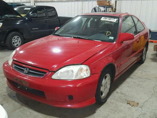 1HGEJ8144XL004047 - 1999 HONDA CIVIC EX 红色 照片 2