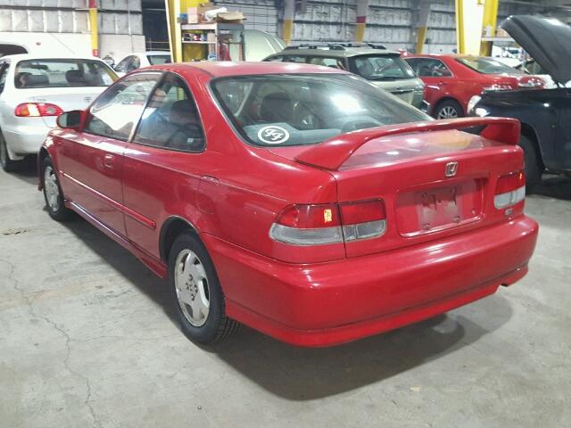 1HGEJ8144XL004047 - 1999 HONDA CIVIC EX 红色 照片 3