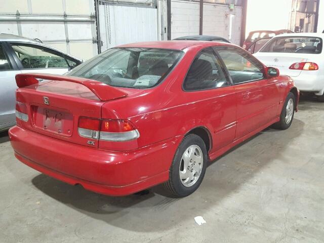 1HGEJ8144XL004047 - 1999 HONDA CIVIC EX 红色 照片 4