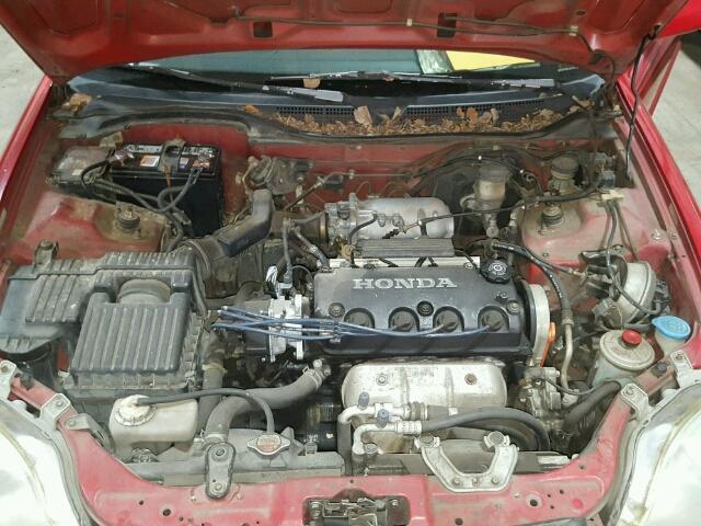1HGEJ8144XL004047 - 1999 HONDA CIVIC EX 红色 照片 7