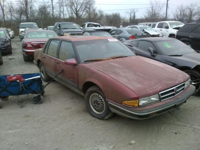 1G2HX54C5JW267962 - 1988 PONTIAC BONNEVILLE RED photo 1