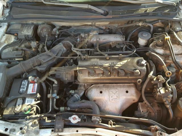 1HGCD5655SA051283 - 1995 HONDA ACCORD EX WHITE photo 7