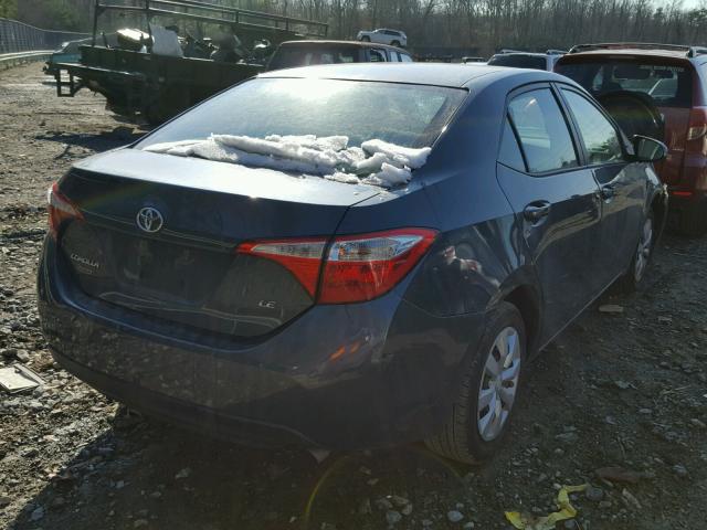 2T1BURHE3GC613652 - 2016 TOYOTA COROLLA L GRAY photo 4