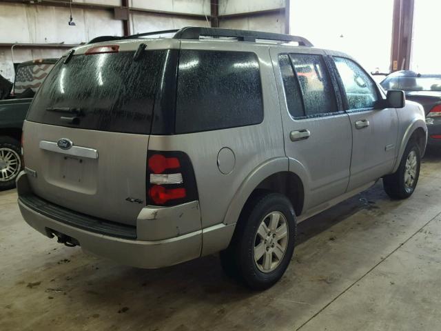 1FMEU73EX8UA07600 - 2008 FORD EXPLORER X GRAY photo 4