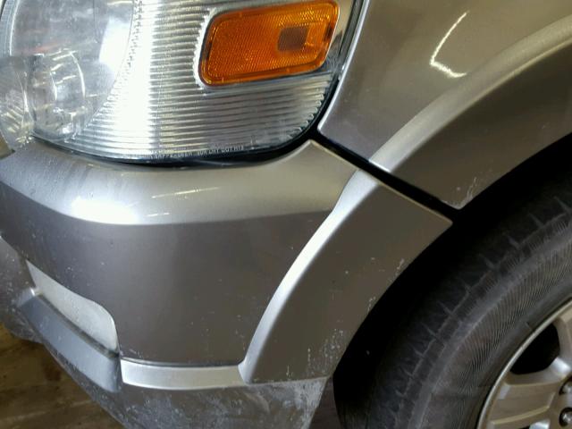 1FMEU73EX8UA07600 - 2008 FORD EXPLORER X GRAY photo 9